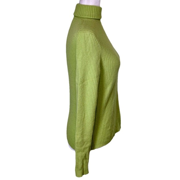 Valerie Stevens Women’s Two Ply Cashmere Turtleneck Quiet Luxury Old Money Lg - Picture 3 of 6
